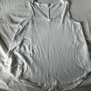Dylan Ivory Textured Tank Top